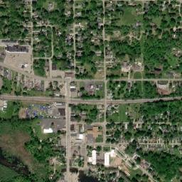 Michigan Center map(satellite map)