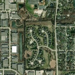 Forest Lake map(satellite map)