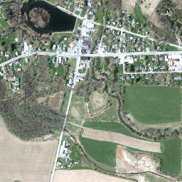 Spencer New York High Resolution Satellite Map