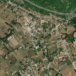 Borgorose map(satellite map)