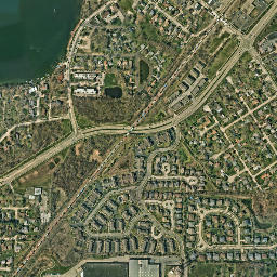 173 W Main St, Lake Zurich, IL 60047, USA High Resolution Satellite Map