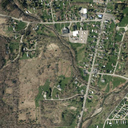 Maine New York High Resolution Satellite Map