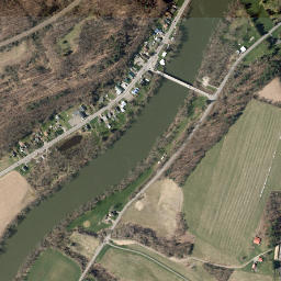 Nineveh New York High Resolution Satellite Map