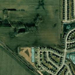 Satellite view of Pinecrest Golf Course
