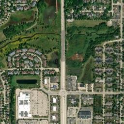 Lake in the Hills map(satellite map)
