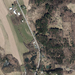 Vallonia Springs New York High Resolution Satellite Map