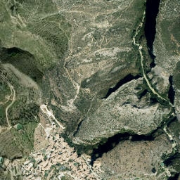 Alquézar map(satellite map)