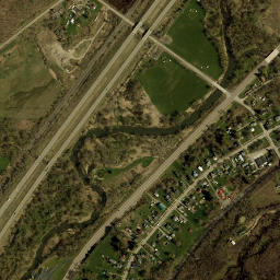 Hinsdale New York High Resolution Satellite Map