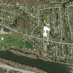 Chenango Bridge map(satellite map)