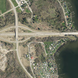 Hadley Bay New York High Resolution Satellite Map