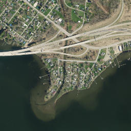 Shore Acres New York High Resolution Satellite Map