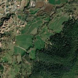 Santa Pau map(satellite map)