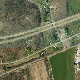 Poland Center New York High Resolution Satellite Map