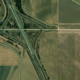 County Highway K42 & Interstate 29, Whiting High Resolution Satellite Map