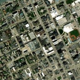 Erie map(satellite map)