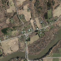 Ouaquaga New York High Resolution Satellite Map