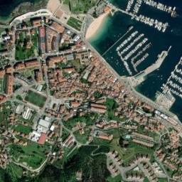 Baiona map(satellite map)