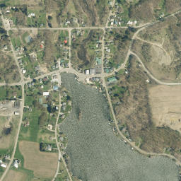 Findley Lake New York High Resolution Satellite Map