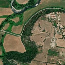 Aléria map(satellite map)