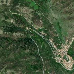 Vivaro Romano map(satellite map)