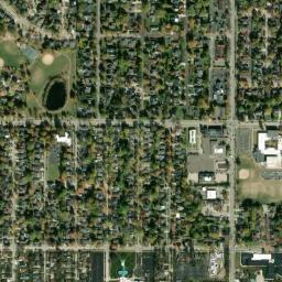 Satellite view of Rolling Green Country Club