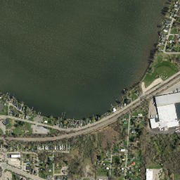 Longview New York High Resolution Satellite Map