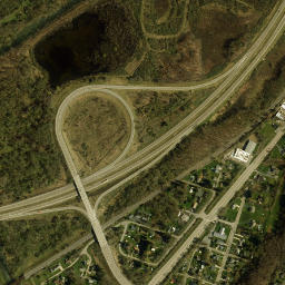 Baldwin Heights New York High Resolution Satellite Map