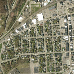 Endicott map(satellite map)