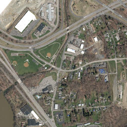 Fivemile Point New York High Resolution Satellite Map