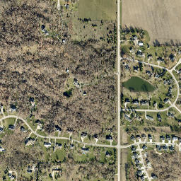 County Home Road & Interstate 380 Toddville IA High Resolution Satellite Map