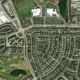 Satellite view of North Shore Country Club