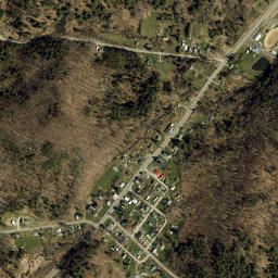 Allentown New York High Resolution Satellite Map