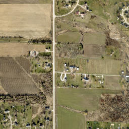 Linn County map(satellite map)