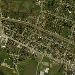 East Olean New York High Resolution Satellite Map