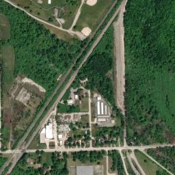 Satellite view of Lake Erie Metropark Golf Course