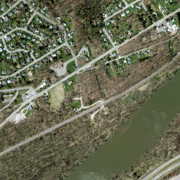 Crest View Heights New York High Resolution Satellite Map