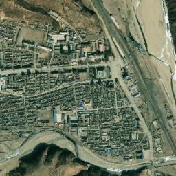 Puryŏng map(satellite map)