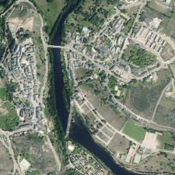 Puebla de Sanabria map(satellite map)
