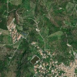 Cineto Romano map(satellite map)
