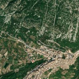 Pacentro map(satellite map)