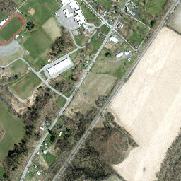 Tioga Center New York High Resolution Satellite Map