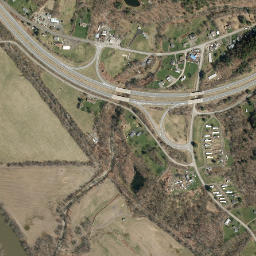 Damascus New York High Resolution Satellite Map