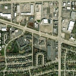 Hoffman Estates map(satellite map)