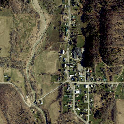 Troupsburg New York High Resolution Satellite Map