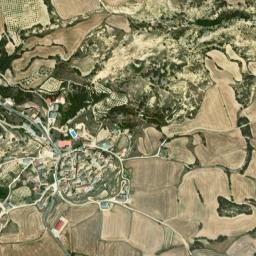 Antillón map(satellite map)