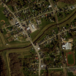 Portville New York High Resolution Satellite Map