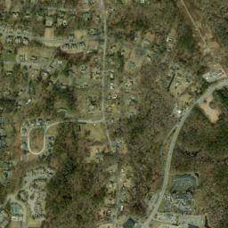 Satellite view of Easton Country Club