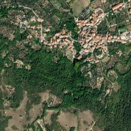 Bugnara map(satellite map)