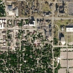Lynn Avenue, Iowa State University, Ames High Resolution Satellite Map