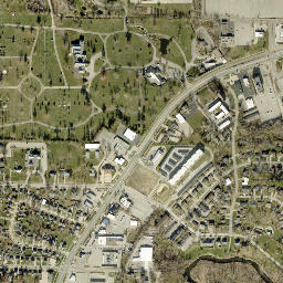 166-220 40th Street Northeast Cedar Rapids High Resolution Satellite Map